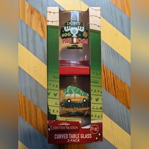 National Lampoon's Christmas Vacation Curved Glasses (2 Pack)